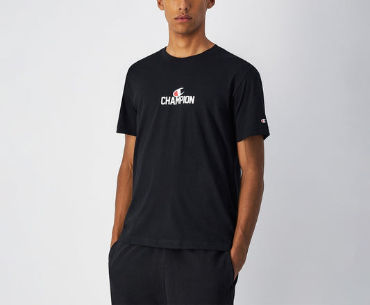 Champion Logo Cotton T-Shirt