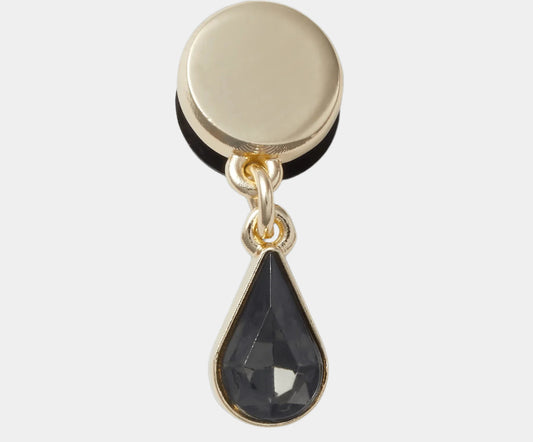Crocs Jibbitz Charms Tiny Black Pear Dangle