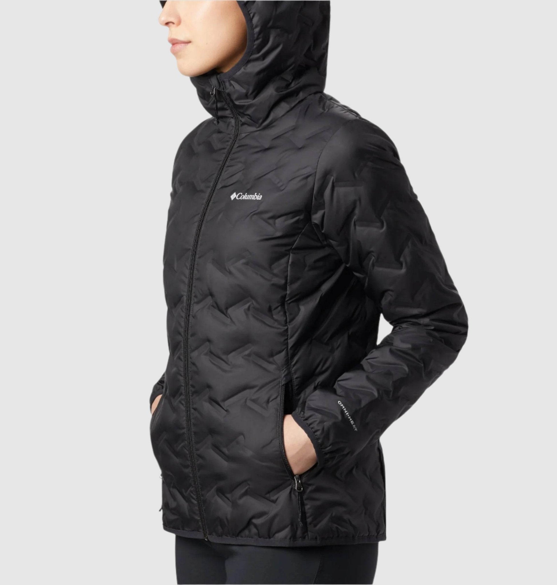 Columbia Delta Ridge Coat with Hat in Black for Women - Harbi Brands