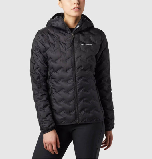 Columbia Delta Ridge Coat with Hat in Black for Women - Harbi Brands