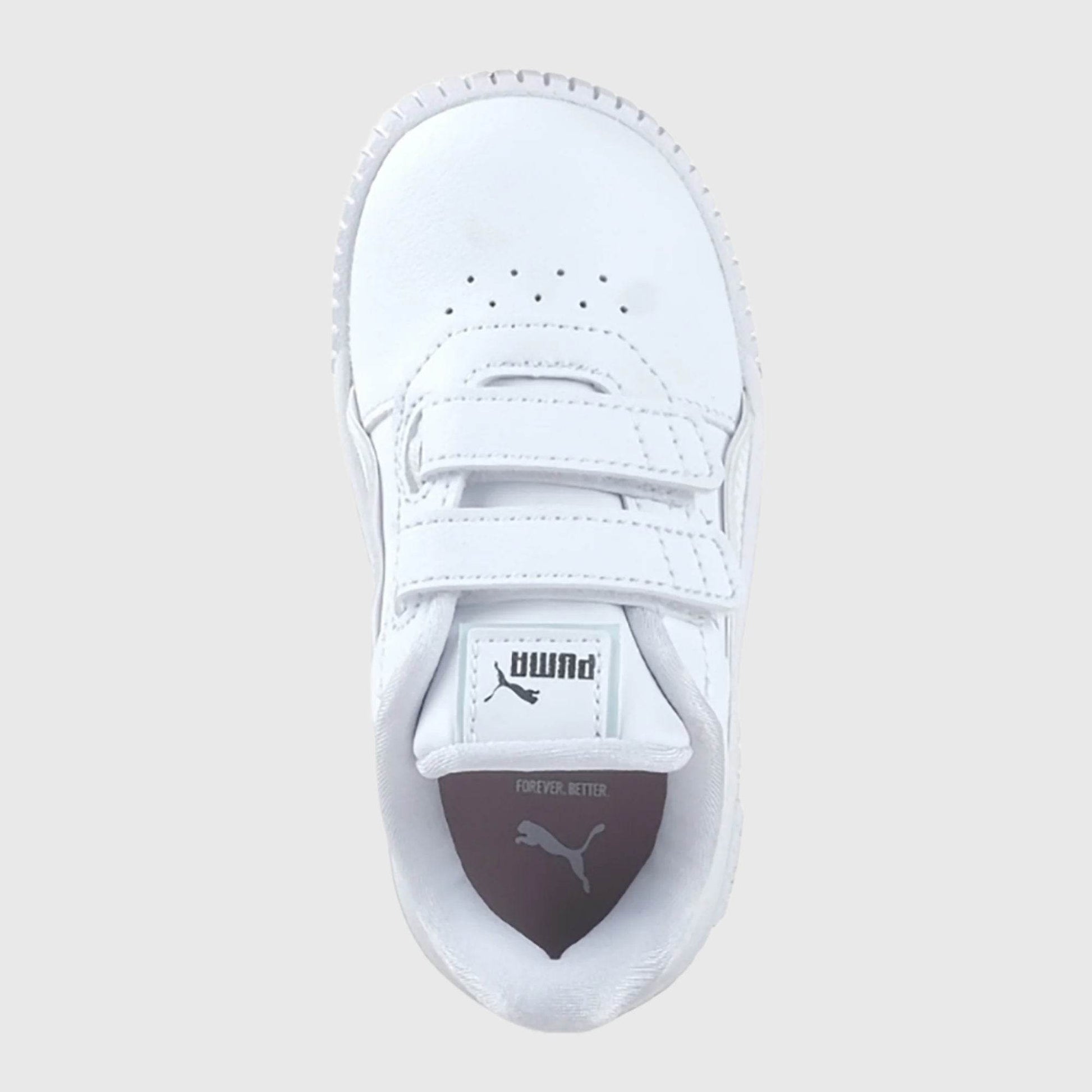 Puma Carina 2.0 Baby White Sneakers - Harbi Brands
