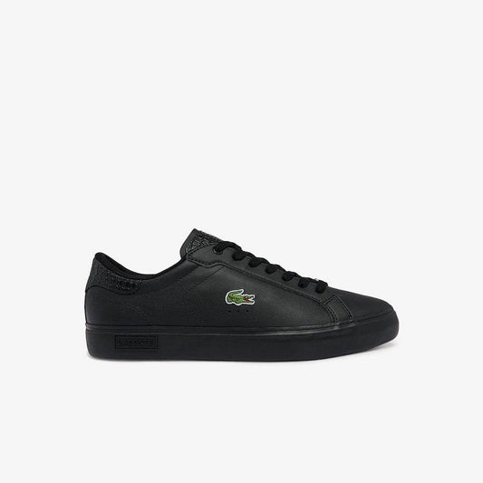 Lacoste Powercourt Burnished Leather Sneakers - Harbi Brands
