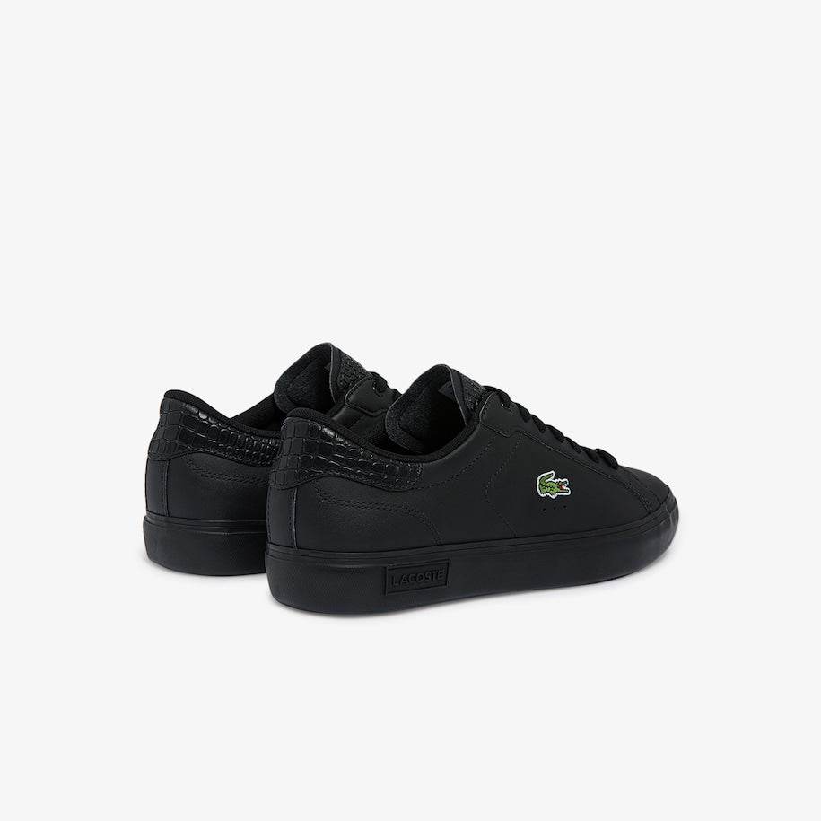 Lacoste Powercourt Burnished Leather Sneakers - Harbi Brands