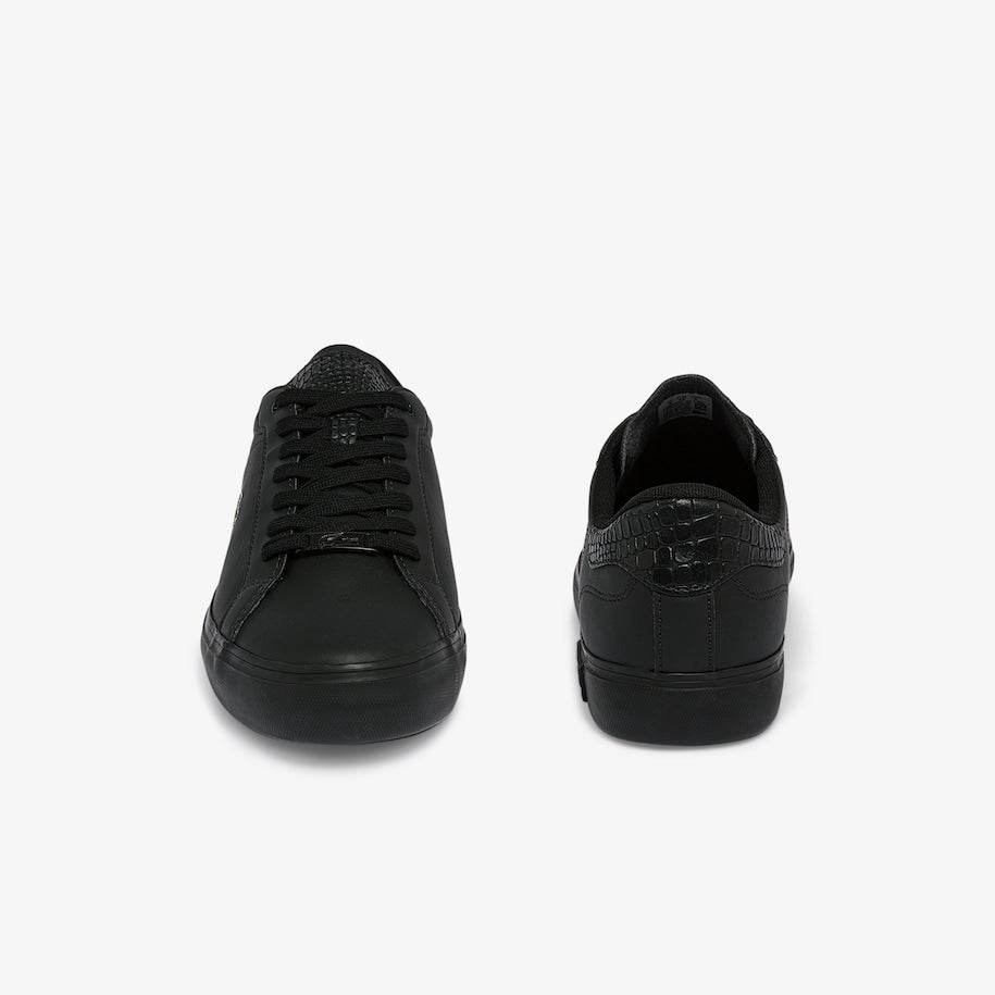 Lacoste Powercourt Burnished Leather Sneakers - Harbi Brands