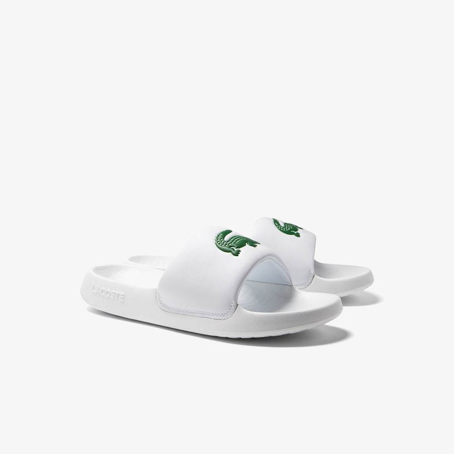 Lacoste Croco 1.0 Synthetic Slides - Harbi Brands