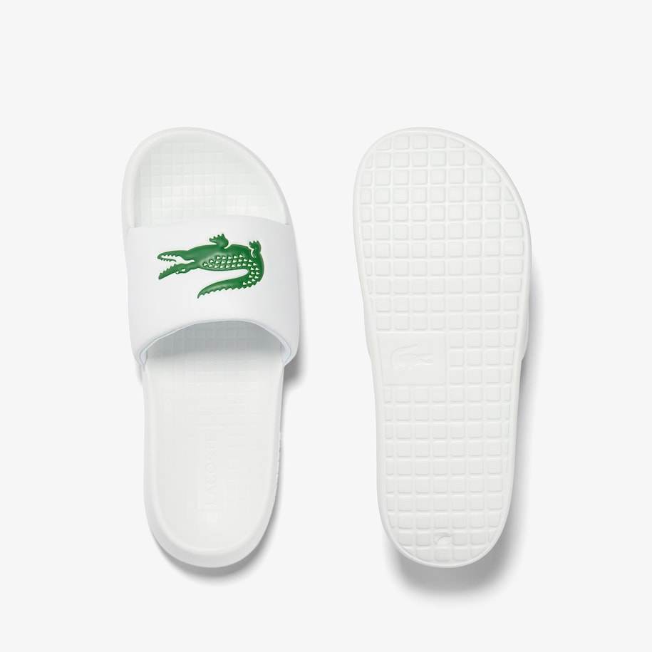 Lacoste Croco 1.0 Synthetic Slides - Harbi Brands