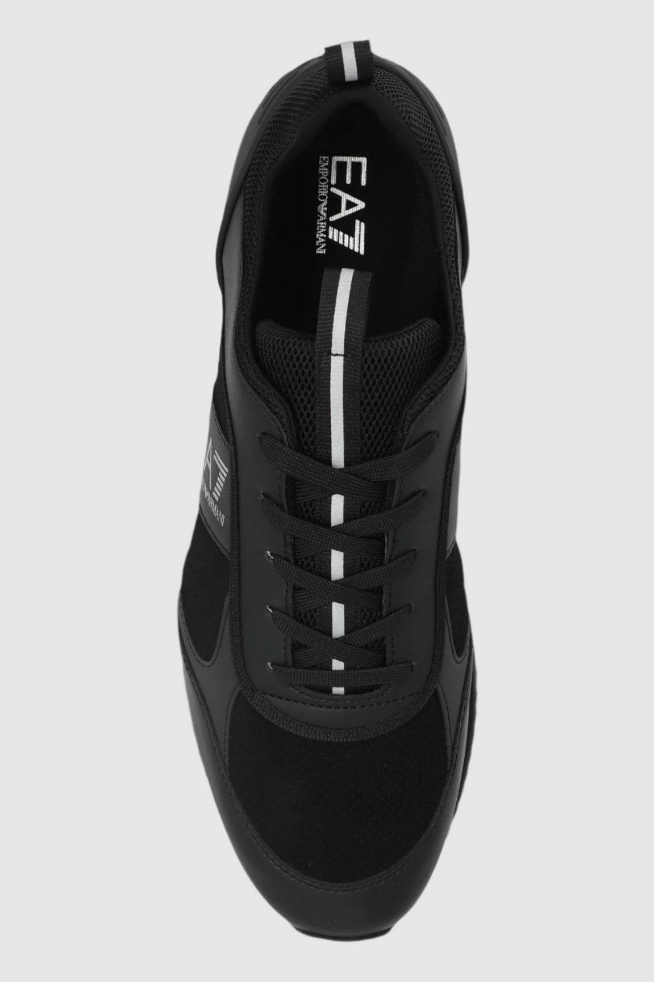 EA7 Emporio Armani Black Sports Shoes - Harbi Brands