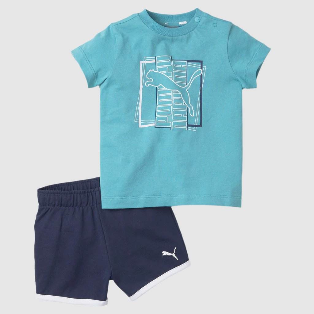Puma Minicats Tee and Shorts Babies' Set - Harbi Brands
