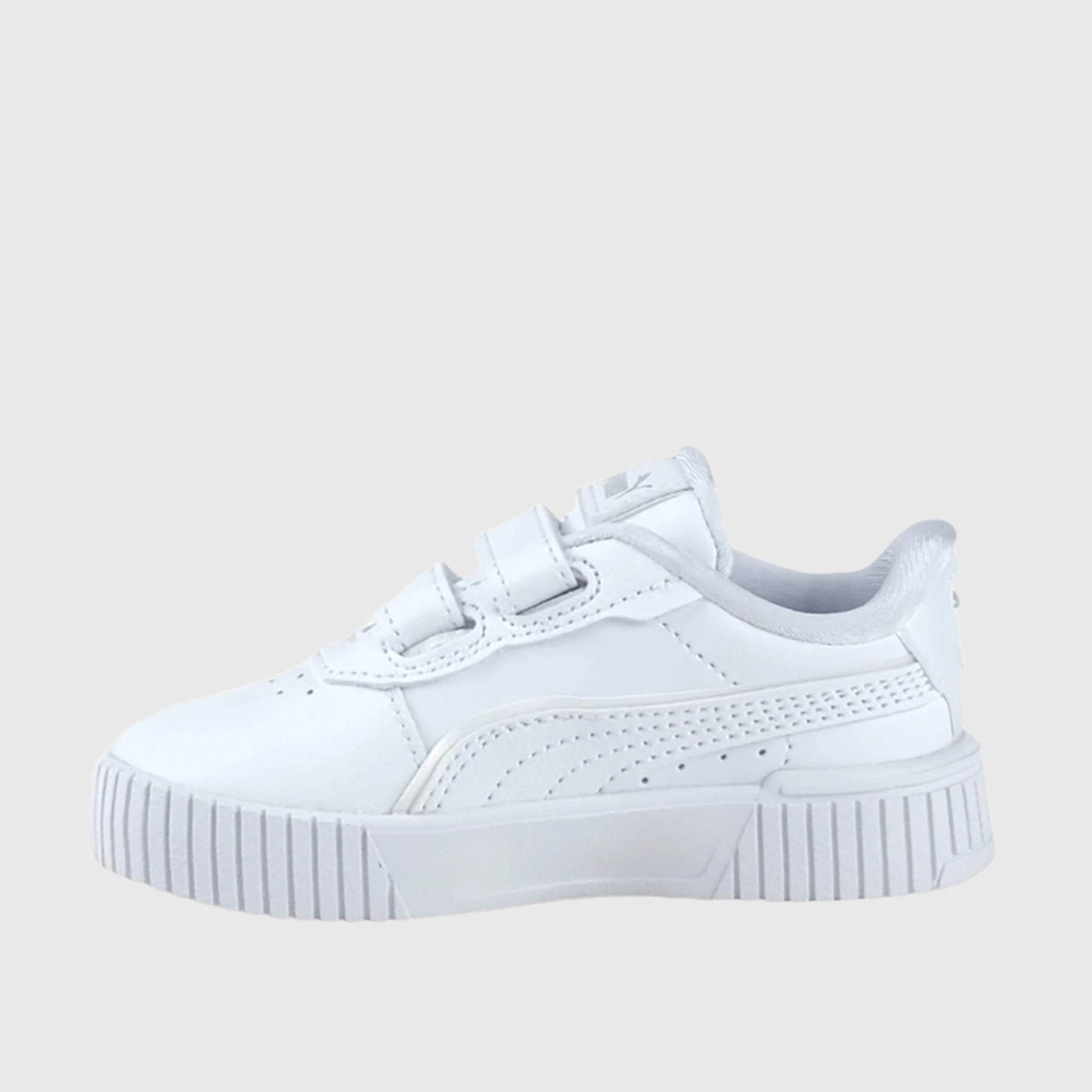 Puma Carina 2.0 Baby White Sneakers - Harbi Brands