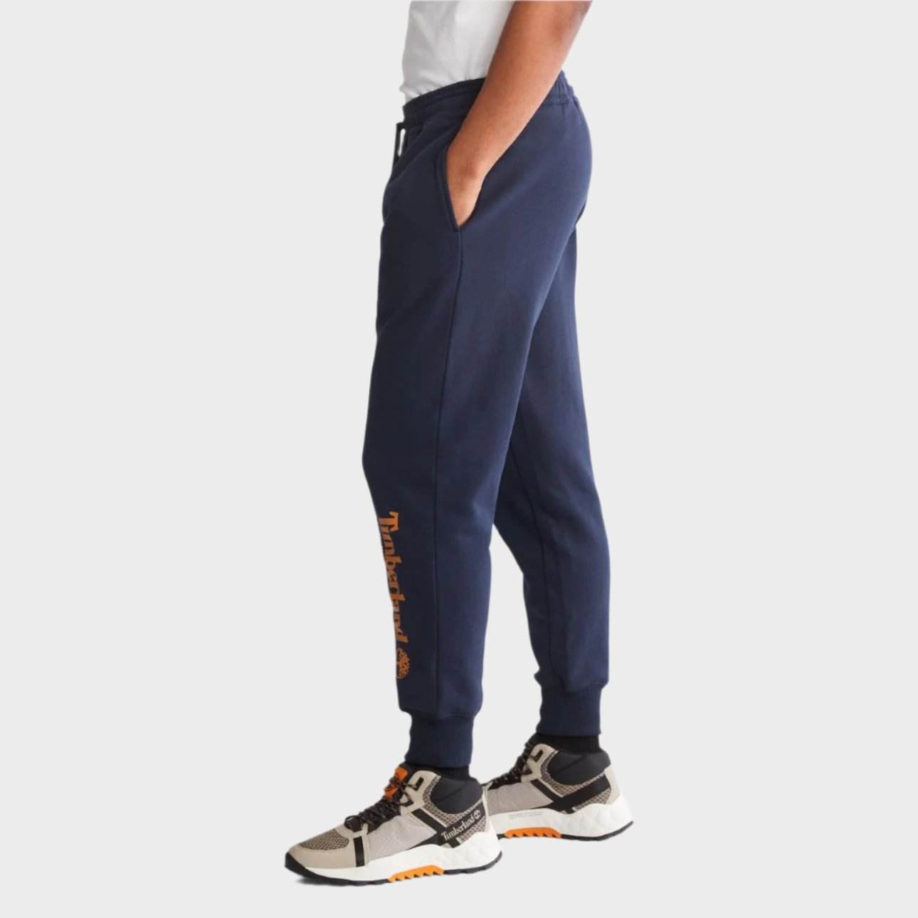 Timberland Sweatpants With Brand Logo Print On The Leg At The Bottom - Harbi Brands