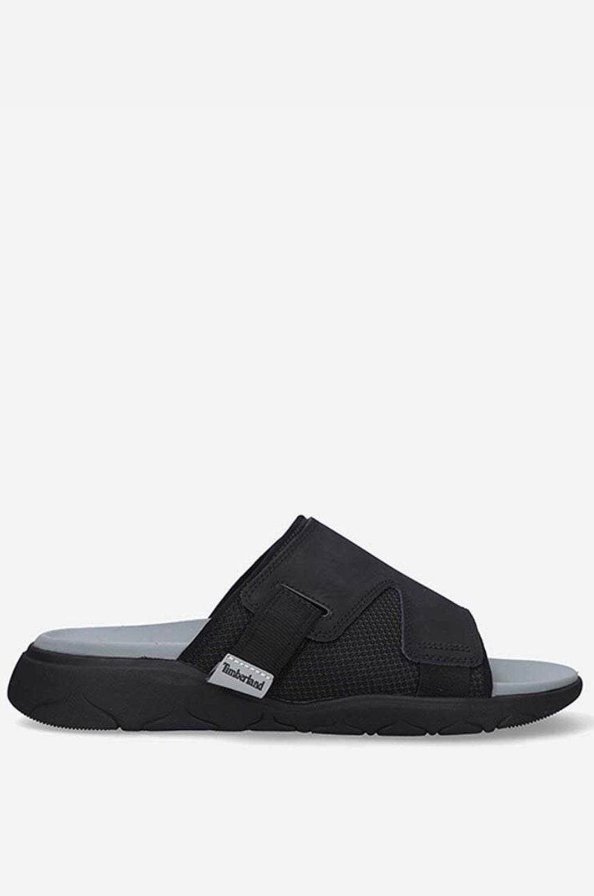 Timberland Whitehaven Slide Black Leather - Harbi Brands