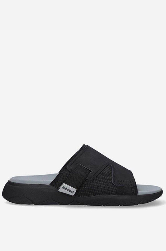 Timberland Whitehaven Slide Black Leather - Harbi Brands