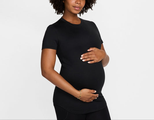 Nike (M) One Women's Dri-FIT Slim-Fit Short-Sleeve Top (Maternity)
