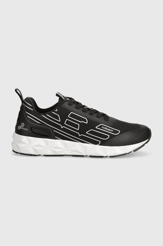 EA7 Emporio Armani Black Sports Sneakers - Harbi Brands
