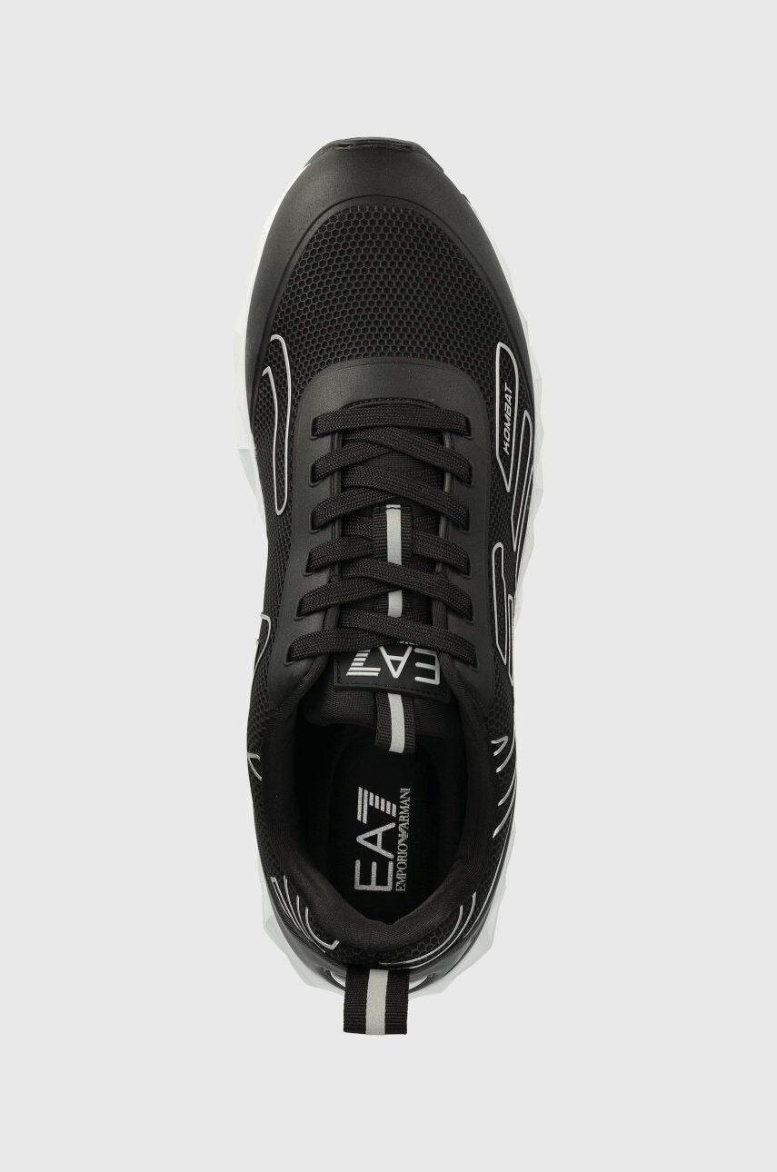EA7 Emporio Armani Black Sports Sneakers - Harbi Brands