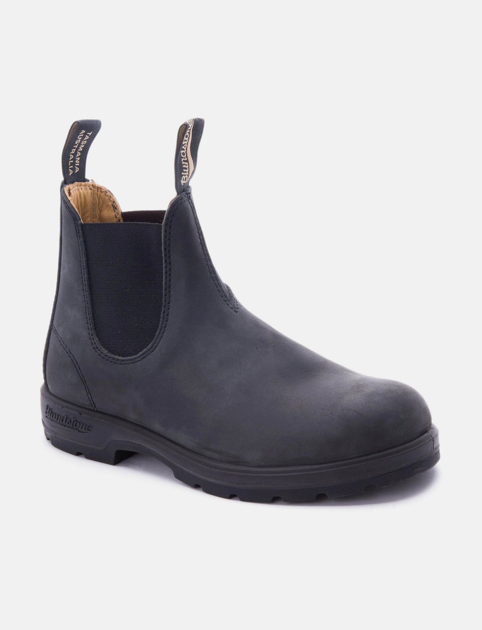 Blundstone Chelsea BLM587 - Rustic Black - Harbi Brands