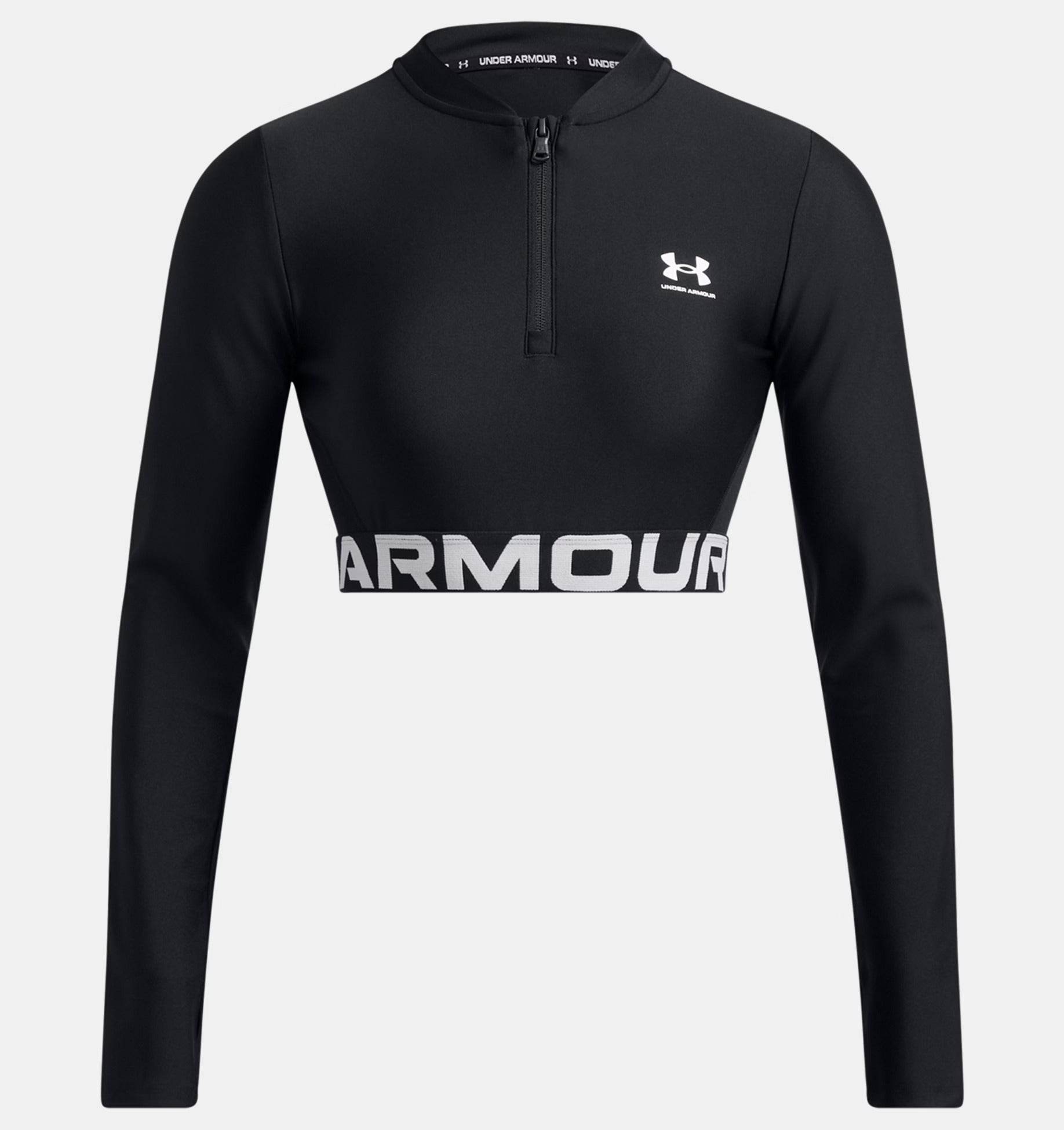 Under Armour Women's HeatGear Rib ¼ Zip Long Sleeve - Harbi Brands