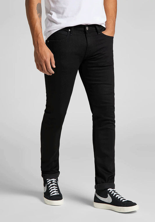 Lee Luke Slim Tapered Jeans, Clean Black