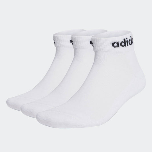 Adidas Linear Ankle Cushioned Socks 3 Pairs - Harbi Brands