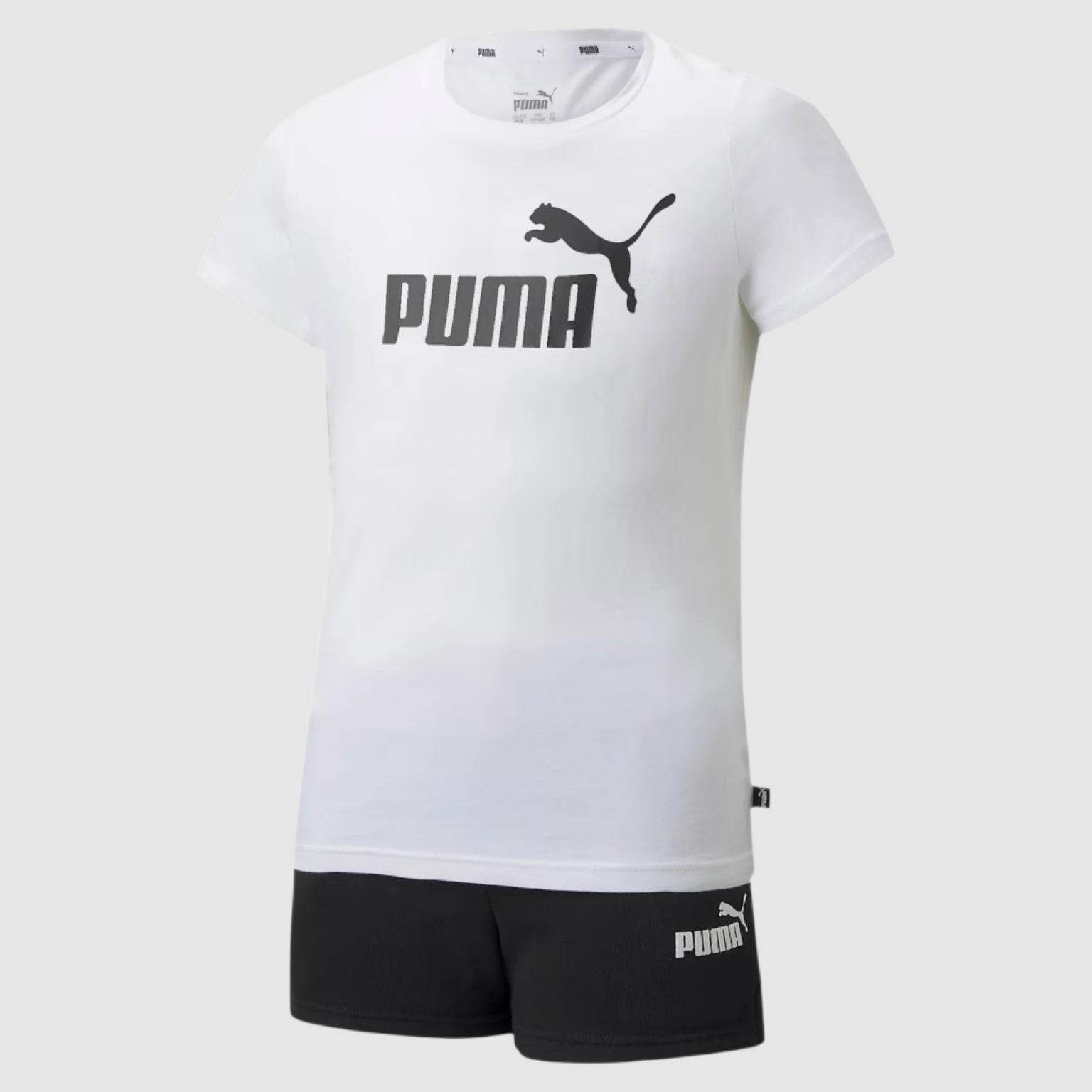 Puma Logo Tee and Shorts Youth Set - Harbi Brands