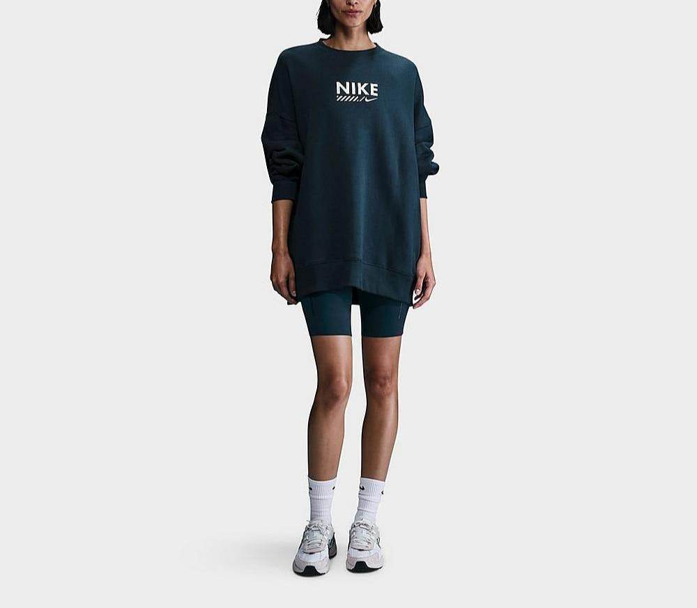 Nike Women's Gym Life Oversized Fleece Crewneck Sweatshirt - Harbi Brands