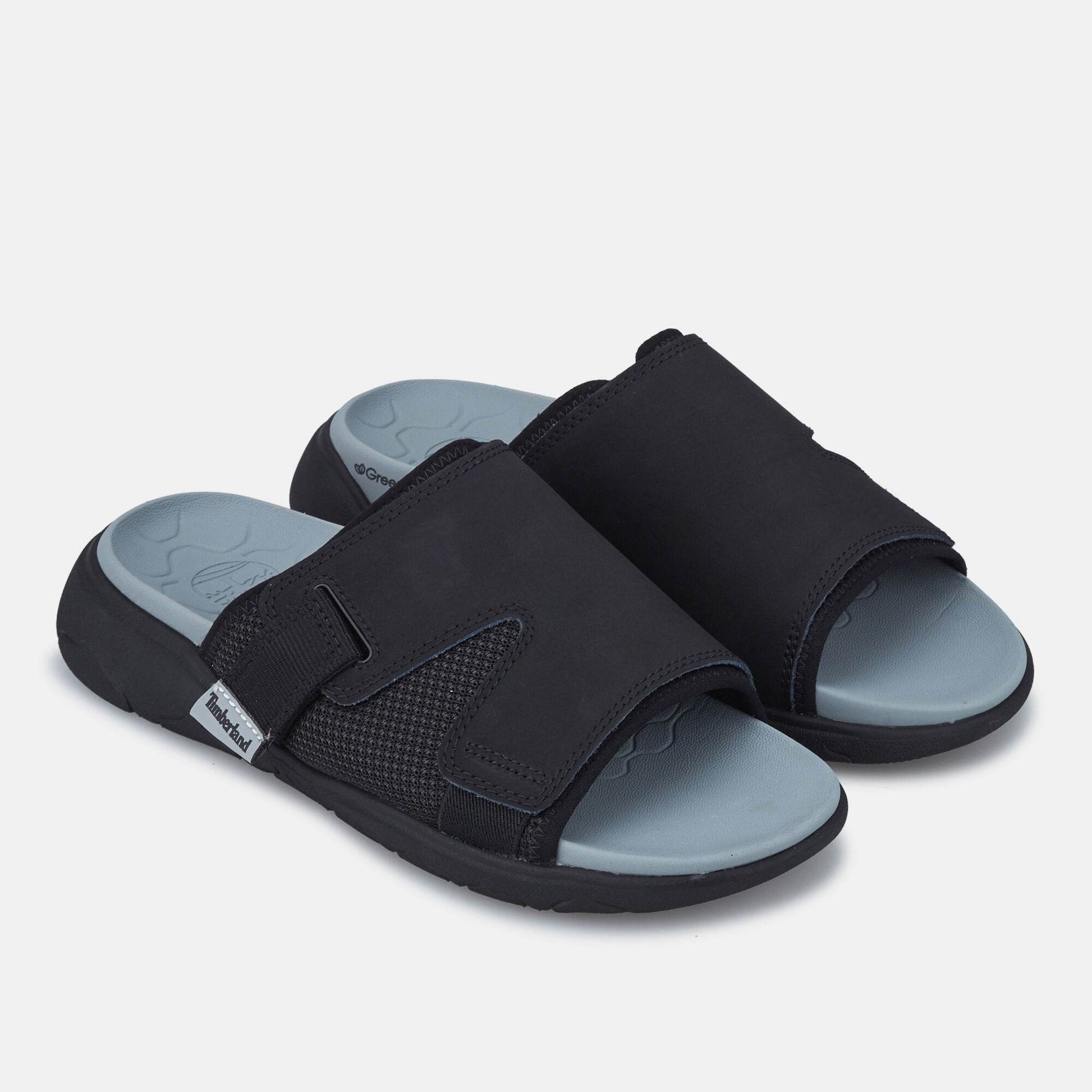 Timberland Whitehaven Slide Black Leather - Harbi Brands