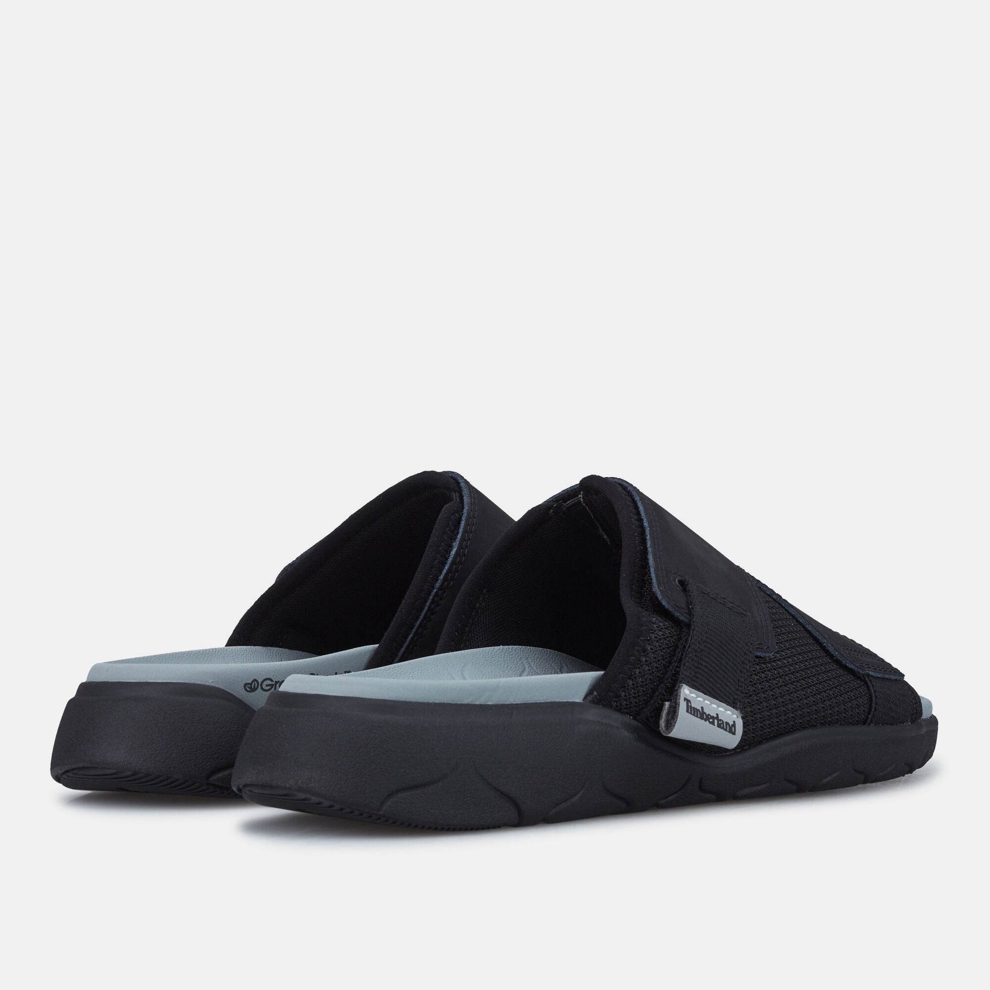 Timberland Whitehaven Slide Black Leather - Harbi Brands