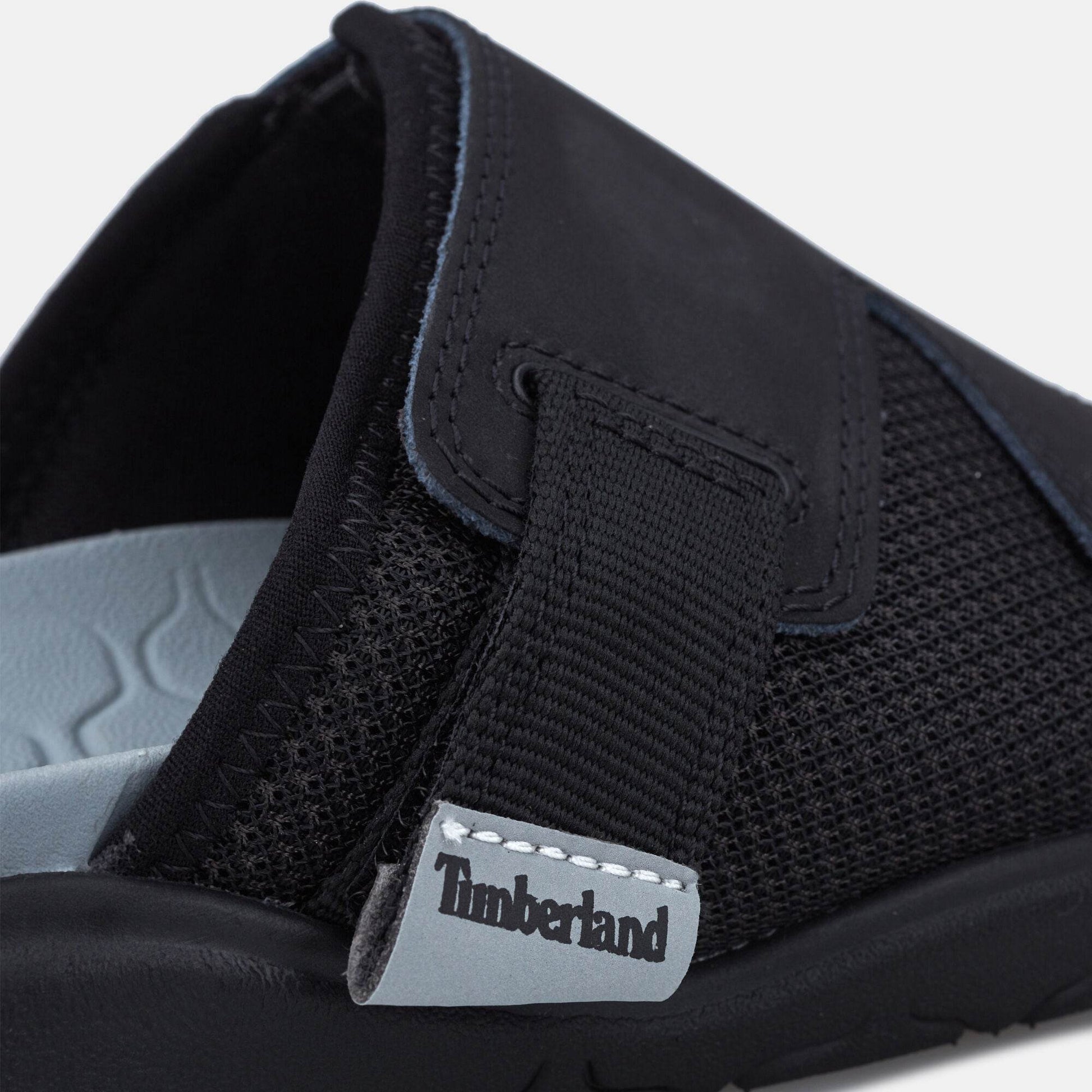 Timberland Whitehaven Slide Black Leather - Harbi Brands