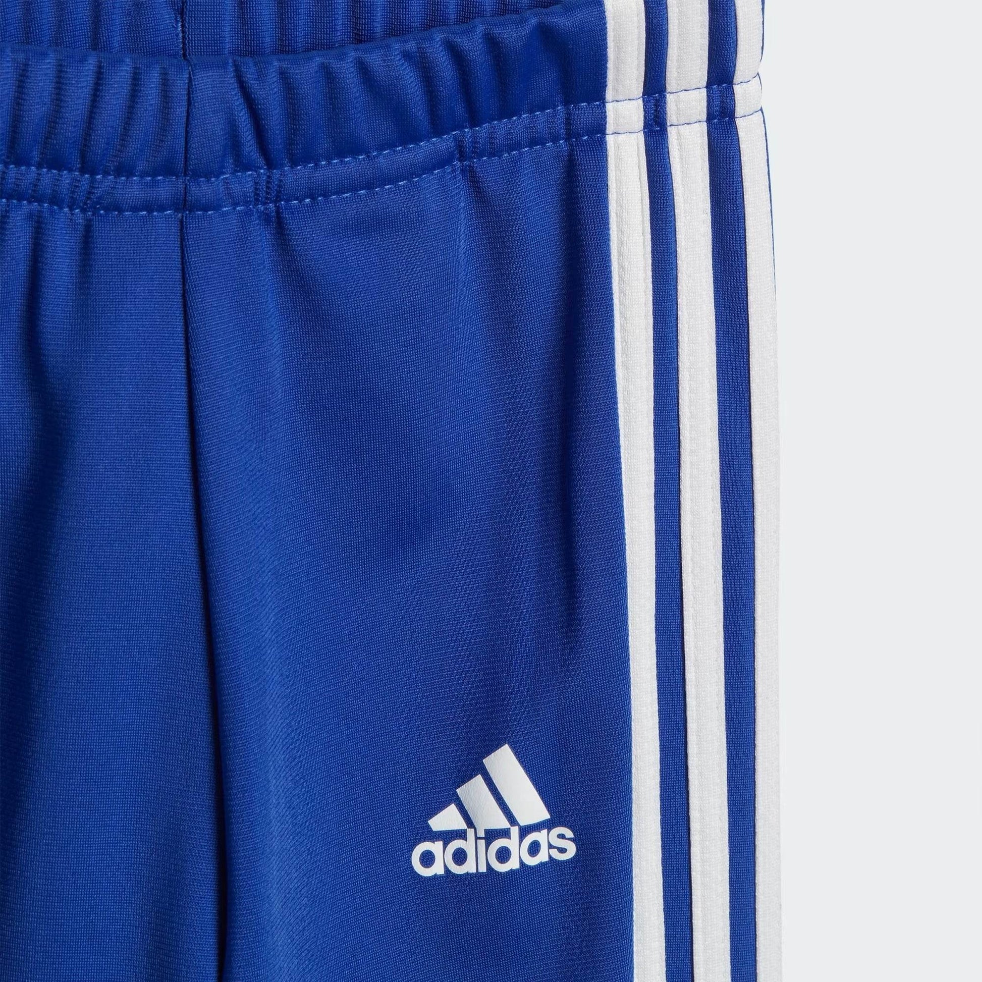 Adidas Tiberio 3-Stripes Colorblock Shiny Track Suit Kids - Harbi Brands