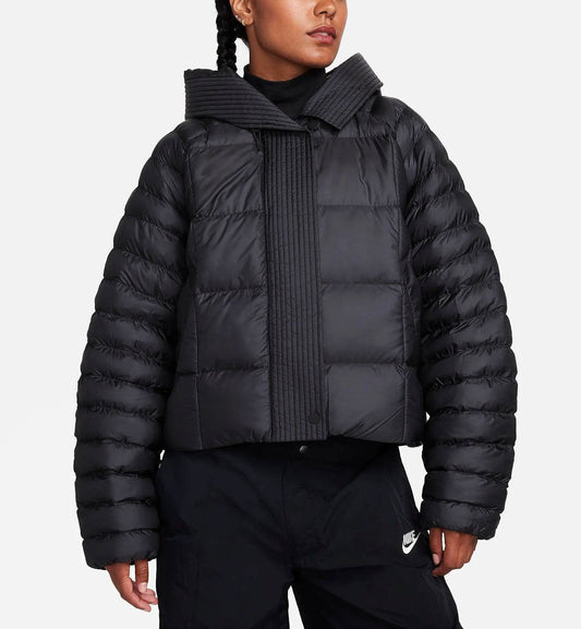 Nike Sportswear Swoosh Puffer PrimaLoft Women's Oversized Hooded Jacket - Harbi Brands
