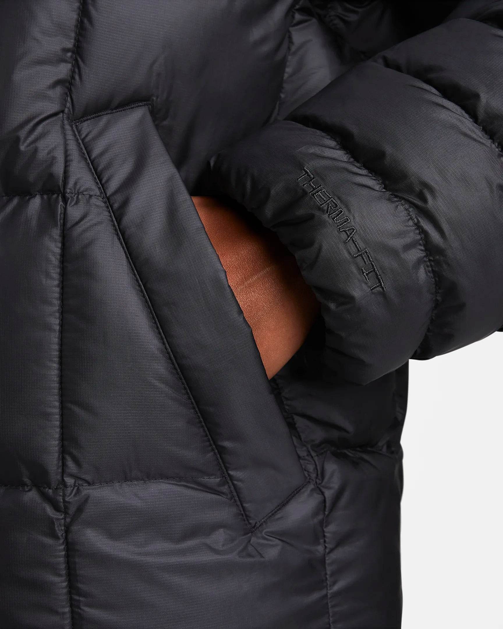 Nike Sportswear Swoosh Puffer PrimaLoft Women's Oversized Hooded Jacket - Harbi Brands