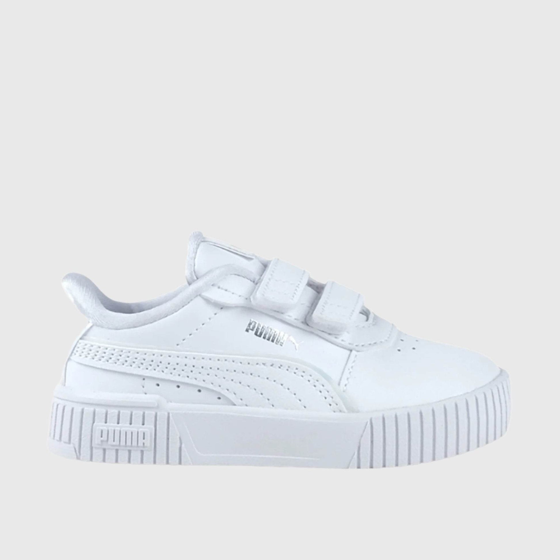 Puma Carina 2.0 Baby White Sneakers - Harbi Brands
