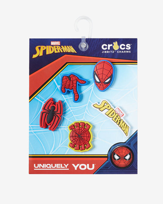 Crocs Shoe Buckle Spiderman 5 Pack Jibbitz Charms