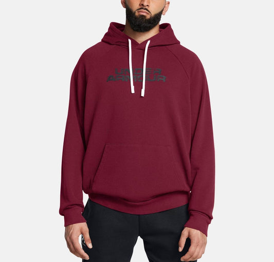 Under Armour Men's Rival Fleece Textured Glitch Hoodie - Harbi Brands