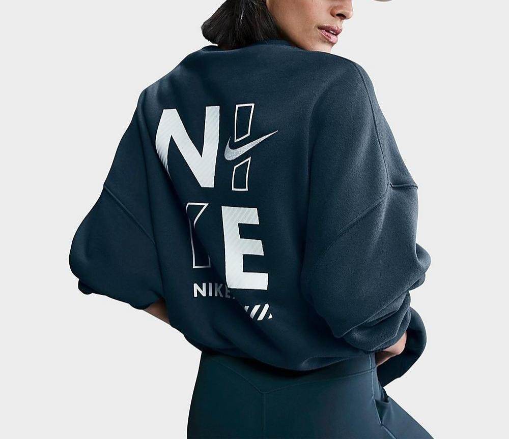 Nike Women's Gym Life Oversized Fleece Crewneck Sweatshirt - Harbi Brands