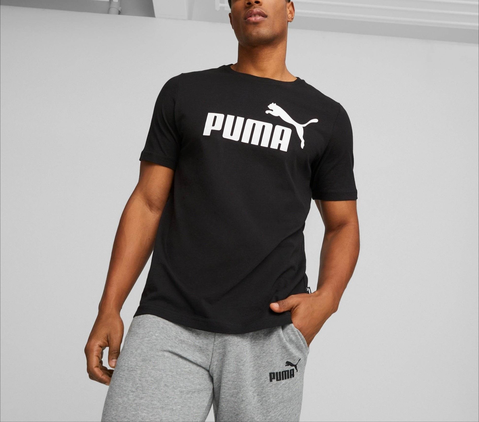 Puma Essentials Logo Men's Tee - Harbi Brands