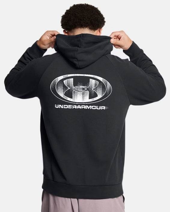 Under Armour Men's Rival Fleece Textured Glitch Hoodie - Harbi Brands