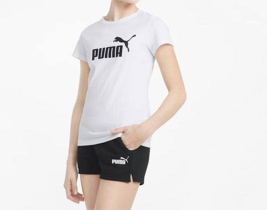 Puma Logo Tee and Shorts Youth Set