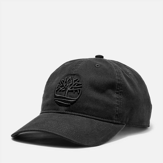 Timberland Cotton Canvas Baseball Cap Black