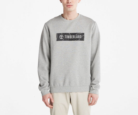 Timberland Sweatshirt With The Brand Logo On A Tree Trunk Print