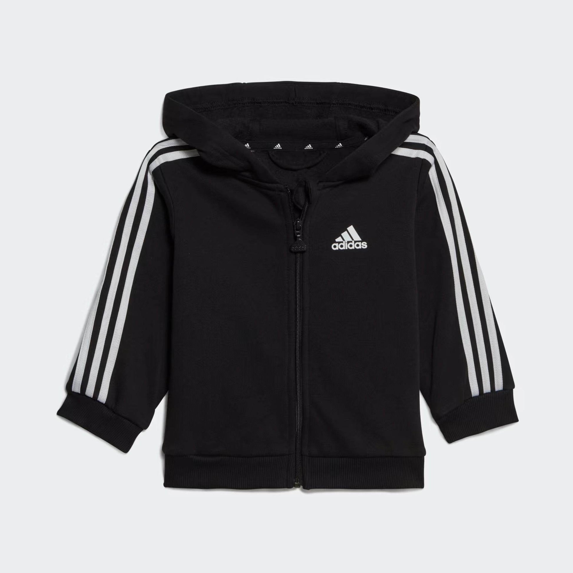 Adidas Essentials Full-Zip Hooded Jogger Set - Harbi Brands