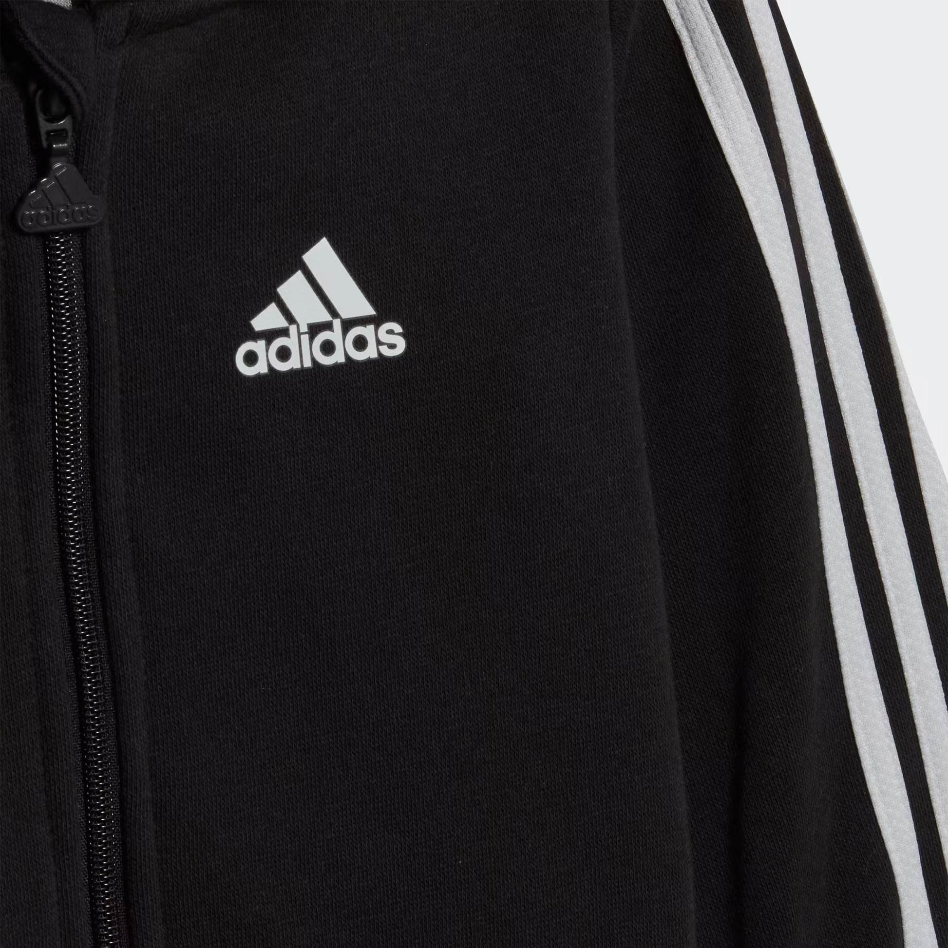 Adidas Essentials Full-Zip Hooded Jogger Set - Harbi Brands
