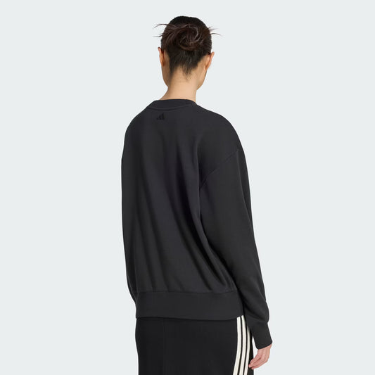 ADIDAS Seasonal Essentials Satin V-Neck Sweatshirt