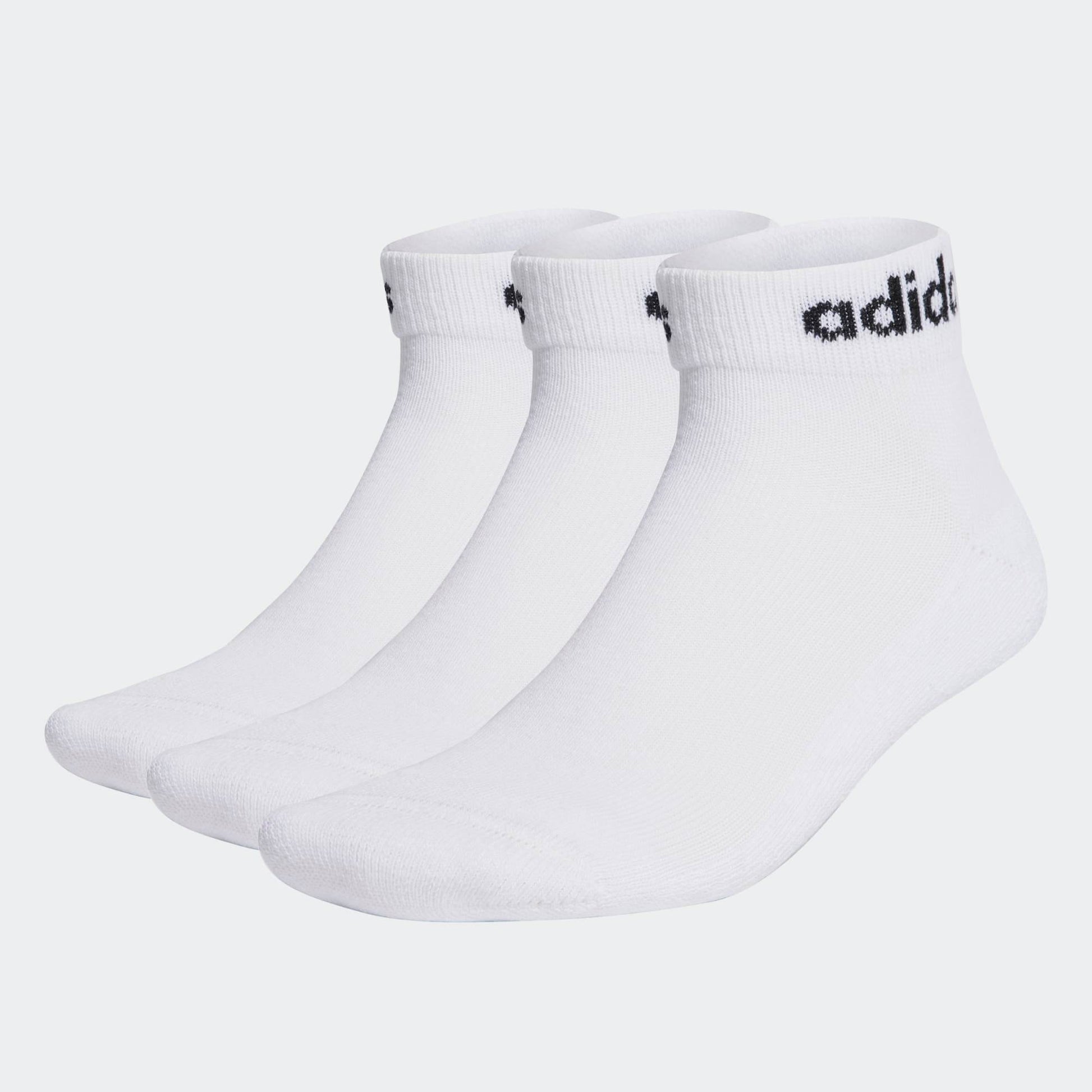 Adidas Linear Ankle Cushioned Socks 3 Pairs - Harbi Brands