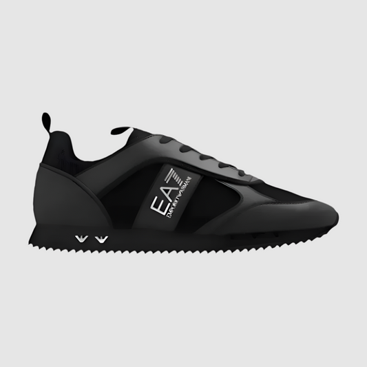 EA7 Emporio Armani Black Sports Shoes