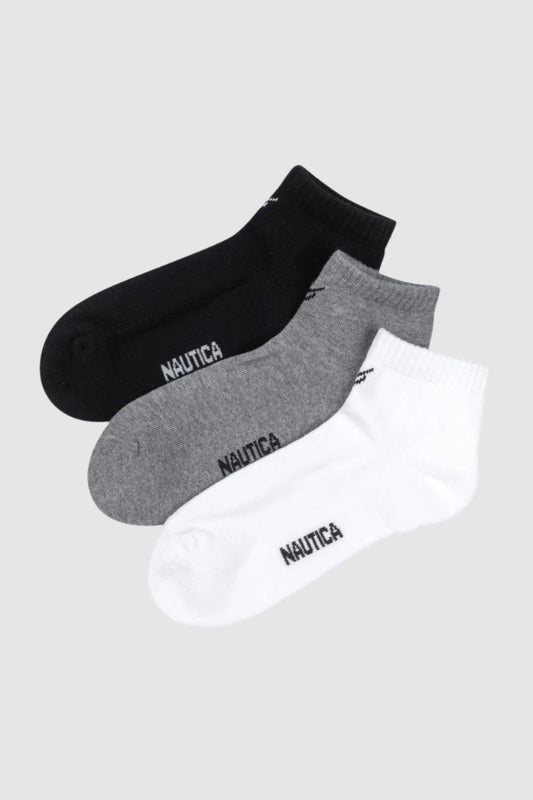 Nautica Pack Of 3 Pairs Of Thick Low Socks For Men