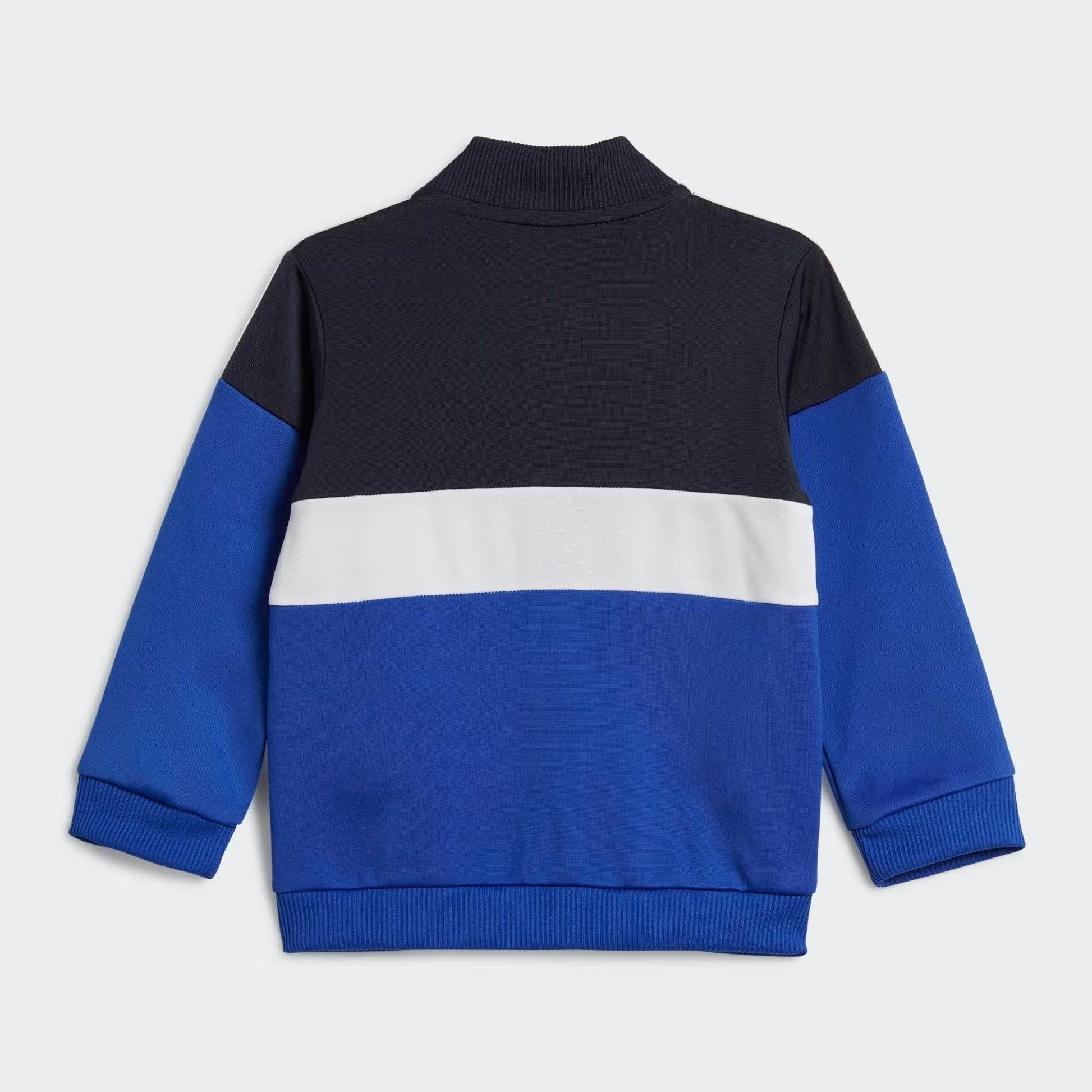 Adidas Tiberio 3-Stripes Colorblock Shiny Track Suit Kids - Harbi Brands