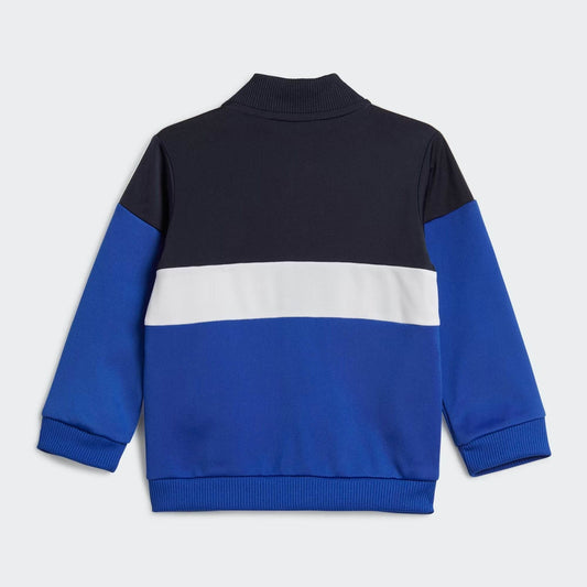Adidas Tiberio 3-Stripes Colorblock Shiny Track Suit Kids - Harbi Brands