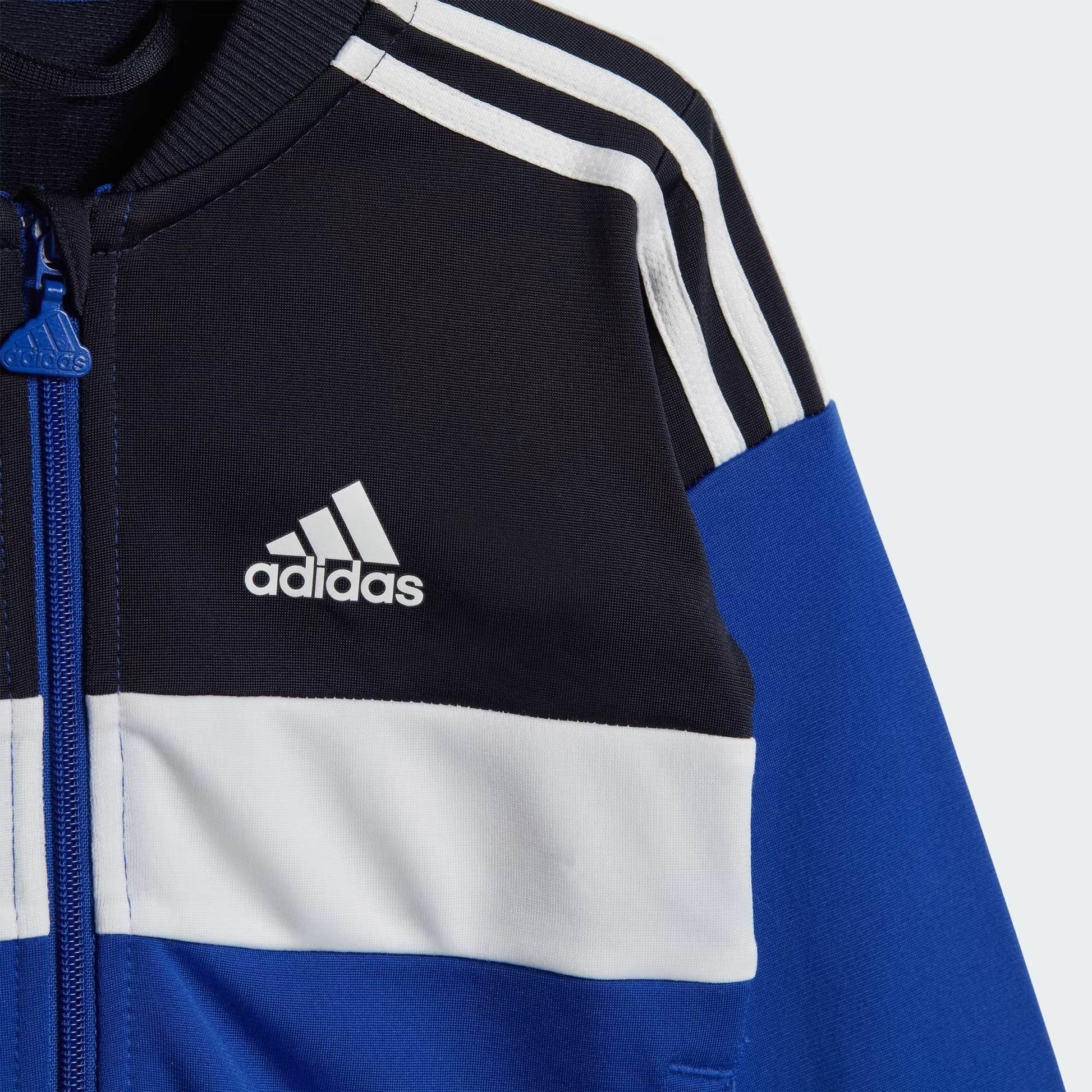 Adidas Tiberio 3-Stripes Colorblock Shiny Track Suit Kids - Harbi Brands