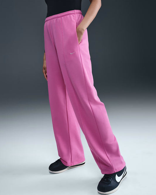 Nike Sportswear Chill Terry Women's Mid-Rise French Terry Open-Hem Tracksuit Bottoms